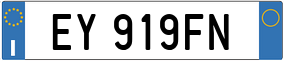 Truck License Plate